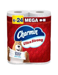 Papel Higiénico Charmin Ultra Strong 6 Mega Rollos 220 Hojas