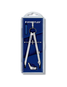 Compás de Precisión Staedtler Mars Comfort 551 01 con Mina y Adaptador