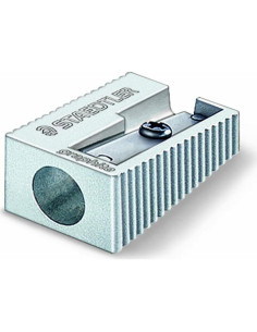 Sacapuntas de Mano Staedtler 4 Piezas Metal Plata 23 2