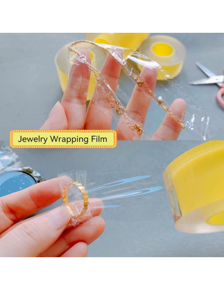 Cinta Protectora de PVC Transparente 3cm ZAYOIZY 50m Antiestática