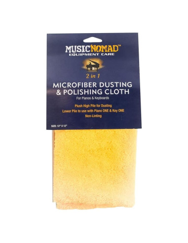 Paño de Microfibra MusicNomad MN230 para Limpieza de Pianos