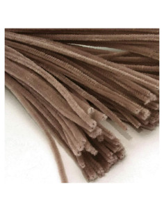 Tallarines de Chenille The Crafts Outlet 1000 piezas 50 cm Marrón Claro