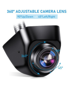 Cámara de Respaldo HD GLK IP69K para Auto 230g Rotación 360 2