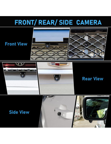 Cámara de Respaldo HD GLK IP69K para Auto 230g Rotación 360