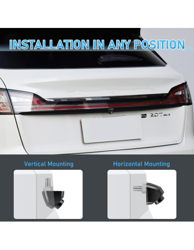 Cámara de Respaldo HD GLK IP69K para Auto 230g Rotación 360