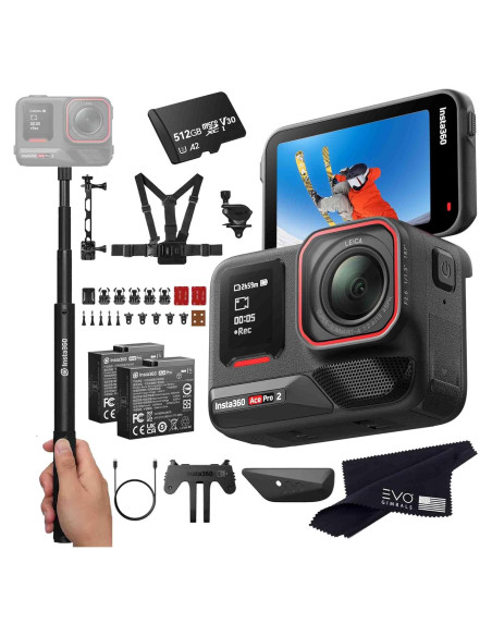 Cámara de Acción Insta360 Ace Pro 2 8K Impermeable 512GB