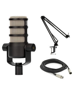 Micrófono Dinámico PodMic StreamEye con Brazo y Cable XLR