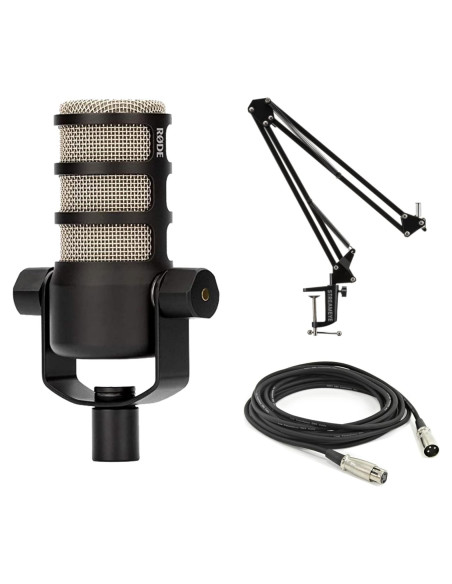Micrófono Dinámico PodMic StreamEye con Brazo y Cable XLR