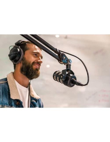 Micrófono Dinámico PodMic StreamEye con Brazo y Cable XLR
