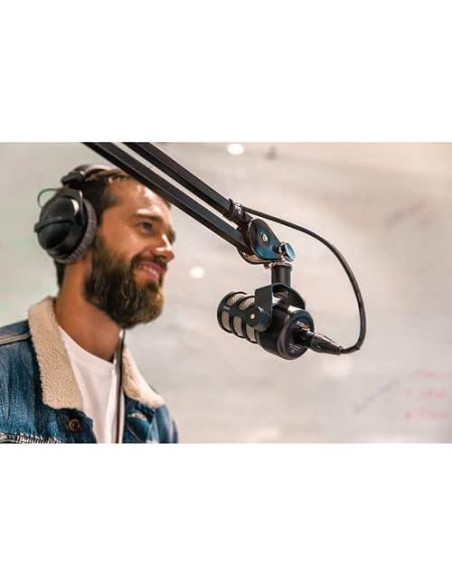 Micrófono Dinámico PodMic StreamEye con Brazo y Cable XLR
