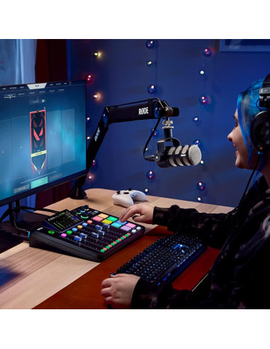 Micrófono Dinámico PodMic StreamEye con Brazo y Cable XLR