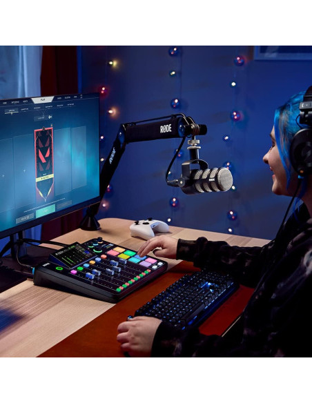 Micrófono Dinámico PodMic StreamEye con Brazo y Cable XLR