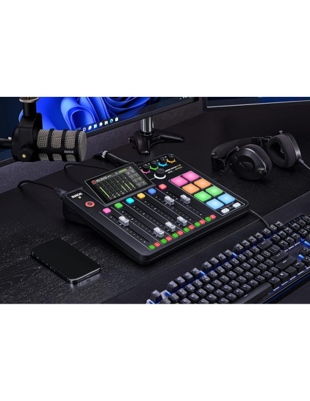 Micrófono Dinámico PodMic StreamEye con Brazo y Cable XLR