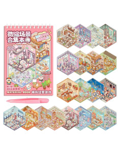 20 Sets Etiquetas 3D DIY SWIMDOG Coloridas para Manualidades