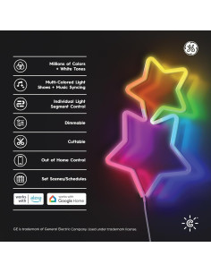 Tira LED Inteligente Cync GE 4.88 m con Sincronización de Música 2