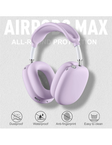 Funda de Silicona para Auriculares AirPods Max - Lavanda