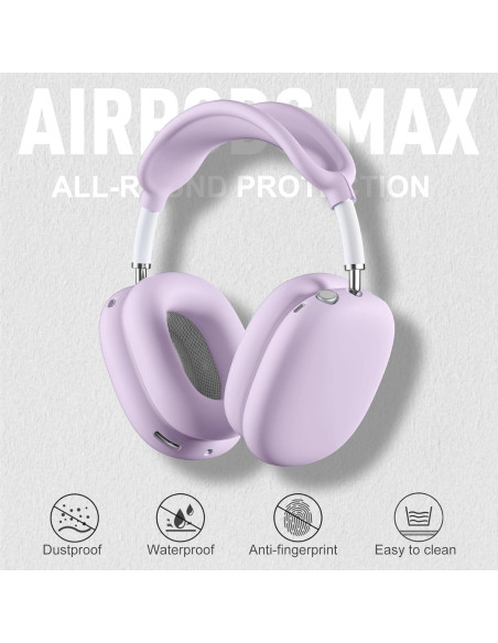 Funda de Silicona para Auriculares AirPods Max - Lavanda