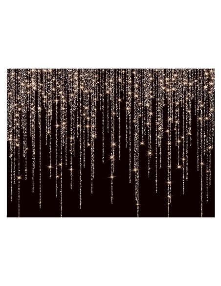 Fondo Fotográfico Vinilo CYLYH 2.4x1.8m Negro y Dorado