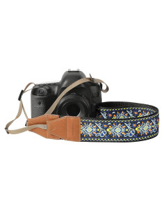 Correa de Cámara MoKo Vintage Ajustable 90-158 cm Azul