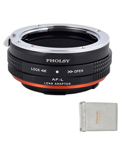 Adaptador PHOLSY Sony A / Minolta AF a Leica L - Control Apertura