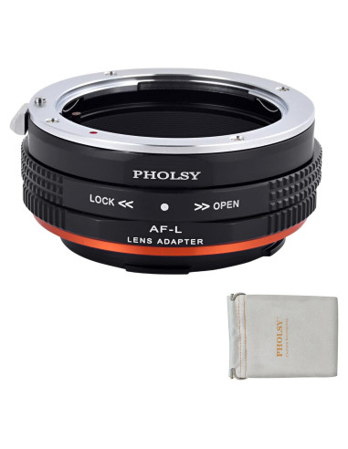 Adaptador PHOLSY Sony A / Minolta AF a Leica L - Control Apertura