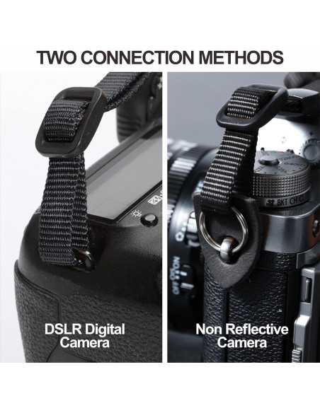 Correa de Cámara Padwa Lifestyle Bordado Gris 5cm Ajustable