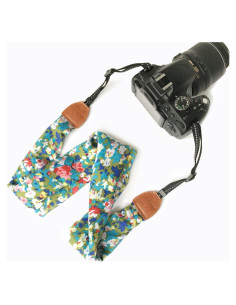 Correa de Cuello y Hombro Alled para Cámara DSLR SLR Floral