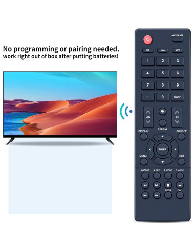 Control Remoto KT1744-HG2 para Televisor Polaroid 32GSR3000FB 40GSR3000FB