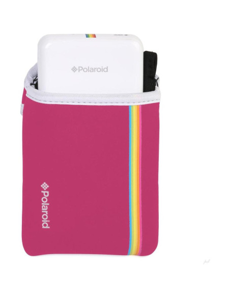 Funda de Neopreno Polaroid Zip Rosa para Impresora Móvil