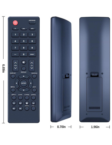 Control Remoto KT1744-HG2 para Televisor Polaroid 32GSR3000FB 40GSR3000FB