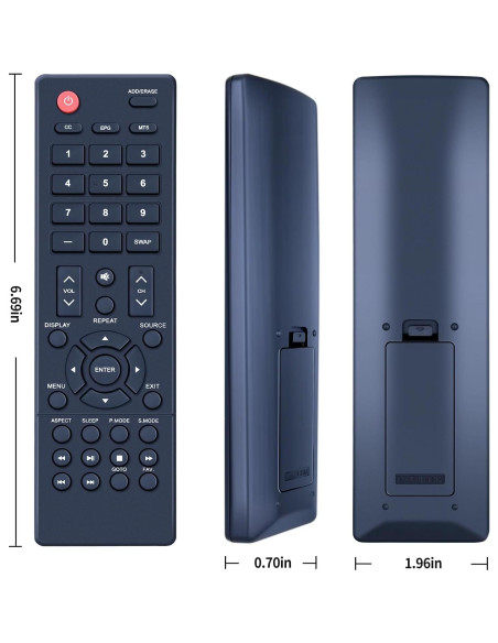 Control Remoto KT1744-HG2 para Televisor Polaroid 32GSR3000FB 40GSR3000FB