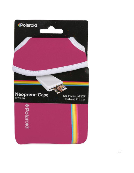 Funda de Neopreno Polaroid Zip Rosa para Impresora Móvil