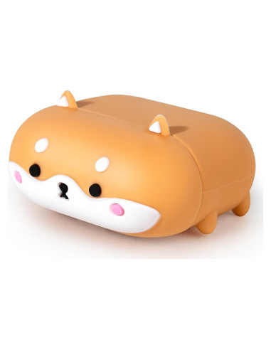 Funda de Silicona Amarilla para AirPods 4 YONOCOSTA 3D Corgi