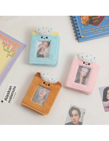 Álbum de Fotos Kpop Halyuhn 40 Bolsillos PVC Marrón