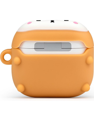 Funda de Silicona Amarilla para AirPods 4 YONOCOSTA 3D Corgi