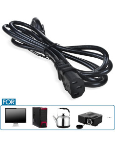 Cable de Alimentación AC 1.5m UL Polaroid TDX-02610B TDX-03211C 2