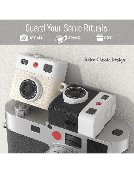 Funda de Silicona para AirPods 4 CMGOE con Correa y Kit de Limpieza