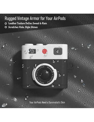 Funda de Silicona para AirPods 4 CMGOE con Correa y Kit de Limpieza