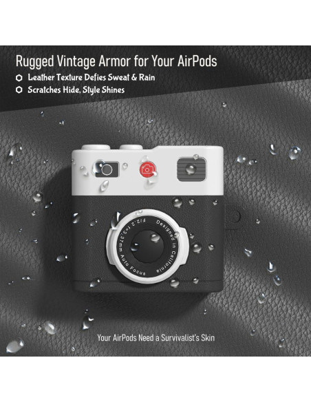 Funda de Silicona para AirPods 4 CMGOE con Correa y Kit de Limpieza