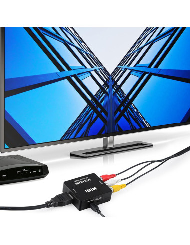 Convertidor RCA a HDMI INF 1080P 60Hz para Consolas y DVD