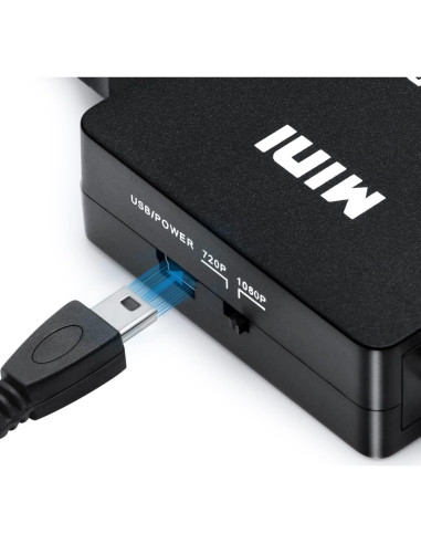 Convertidor RCA a HDMI INF 1080P 60Hz para Consolas y DVD