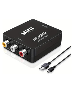 Convertidor RCA a HDMI 1080P Mini AV YH-AV-Black