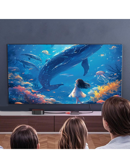 Convertidor RCA a HDMI 1080P Mini AV YH-AV-Black