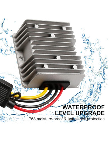 Convertidor Regulador 36V/48V a 12V 30A 360W EATAKWARD IP68