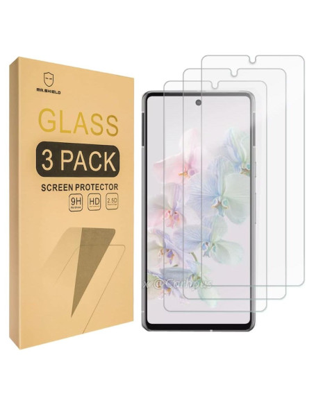 Protector de Pantalla Mr.Shield para Google Pixel 7a - 3 PCS Vidrio Templado 9H