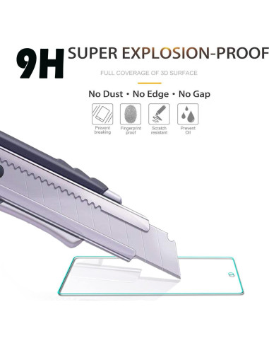 Protector de Pantalla Vidrio Templado Beukei para Google Pixel 6a 5G - 3 Piezas, Dureza 9H