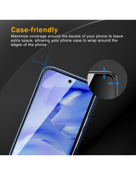 Paquete 3 Protectores Pantalla Vidrio Templado Nixinioo Google Pixel 9A