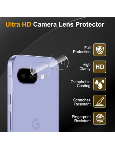 Paquete 3 Protectores Pantalla Vidrio Templado Nixinioo Google Pixel 9A