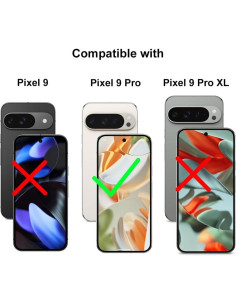 Paquete de 3 Cristales Templados UZWZW para Lente Google Pixel 9 Pro 2
