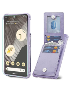 Funda de Cartera VANAVAGY para Google Pixel 7 Pro Púrpura